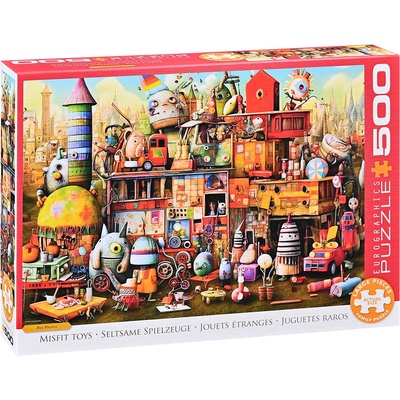 EUROGRAPHICS Пъзел Eurographics от 500 XXL части - Сгрешени играчки (65005909)