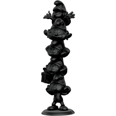 Plastoy The Smurfs Resin Smurfs Column Black Edition 50 Cm