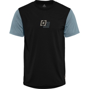 Horsefeathers Мъжка фланелка с къс ръкав за колоездене Horsefeathers Fury Bike Jersey Cycling jersey - Black / Citadel (056-3957-0113)