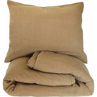 Hedda Ľanové obliečky Naira mustard 70x90 140x200