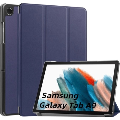 Vsetkonamobil 66391 LEATHER Zaklápací kryt Samsung Galaxy Tab A9 modrý