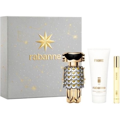 Paco Rabanne Fame Подаръчен комплект за жени Размер EDP 80 ml + 100 ml лосион за тяло + EDP 10 ml