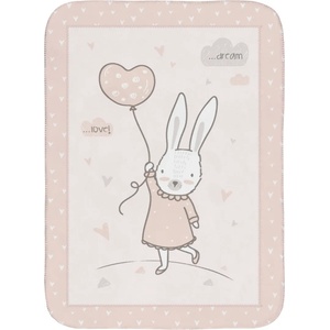 KikkaBoo Супер меко бебешко одеяло Kikkaboo - Rabbits in Love, 80 х 110 сm (31103020133)