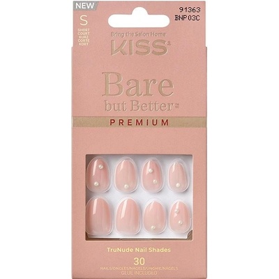 KISS Nalepovací nehty Bare-But-Better Premium Nails Slay 30 ks – Zbozi.Blesk.cz