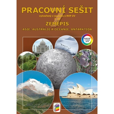 Zeměpis 7, 2. díl - Asie, Austrálie a Oceánie, Antarktida barevný pracovní sešit - neuveden