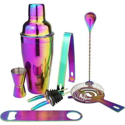 APT AG139E Barmanský set 8-dielny dúhový