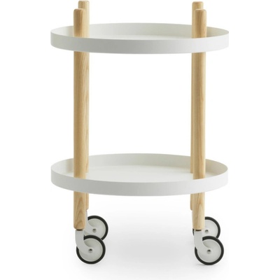 Normann Copenhagen Servírovací stolek Block Table Round white