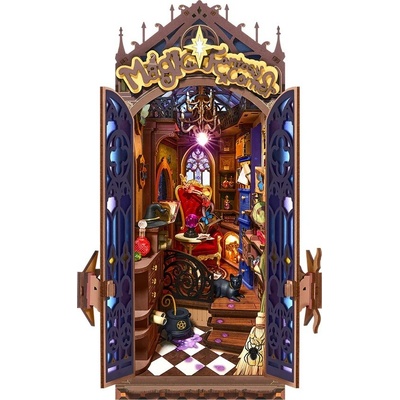 RoboTime 3D skládačka Zarážka na knihy Miniatura domečku Koutek kouzelné fantazie – Zbozi.Blesk.cz