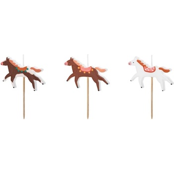 Party Deco Свещички за Рожден Ден "Кончета", Разноцветни