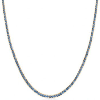 SAVICKI Тенис колие Luminy 3, 0 мм: злато, сини сапфири