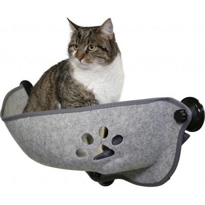 Kerbl Filzino Závěsný pelíšek pro kočky s přísavkami na okno 70 x 26 x 26 cm – Zbozi.Blesk.cz