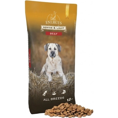 Energys Dog Premium Senior & Light All Breeds Beef 12 kg