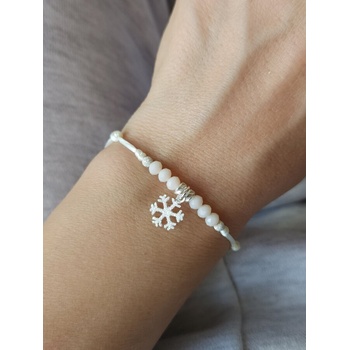 Дамска гривна със снежинка (ДСГ6)