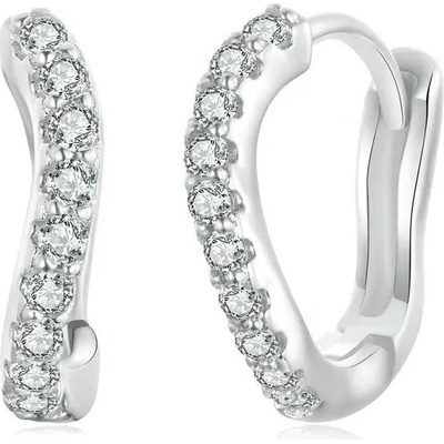 Grace Silver Jewellery stříbrné náušnice se zirkony Brisa E-BSE959/192 stříbrná