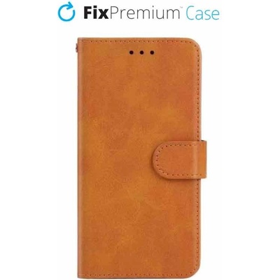 FixPremium Book Wallet Xiaomi Redmi Note 11S 5G hnedé