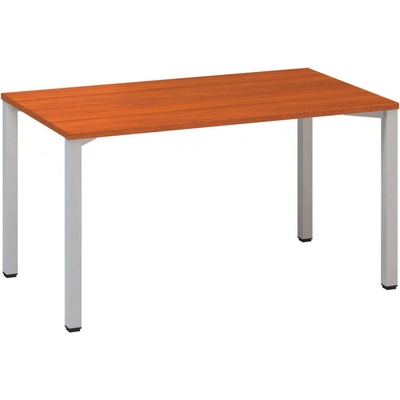 Interier Říčany Psací stůl Alfa 200, 140 x 80 cm třešeň/stříbrná