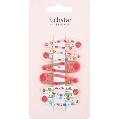 Richstar Accessories Sponky farebné s Jahôdkou 5 cm 6 kusov