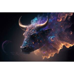 DIMEX ART Флизелинов фототапет рогат бик 375 x 250 см