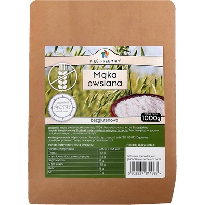 Pięć Przemian Ovsená múka 1 kg
