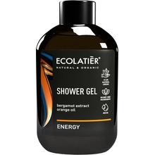 ECOLATIER ENERGY POWER Sprchový gél BERGAMOT a POMARANČOVÝ Olej 400 ml