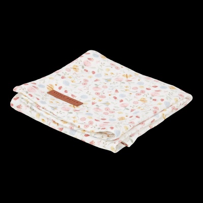 Little Dutch Osuška swaddle 120×120 Květiny a motýli – Sleviste.cz