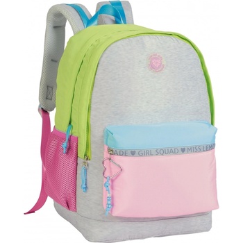 Miss Lemonade Ученическа раница Miss Lemonade - Girl Squad, Розова (DKT64714)