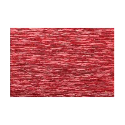 CARTOTECNICA ROSSI S.R.L. Krepový metalizovaný papír role 50cm x 2,5m červený 803
