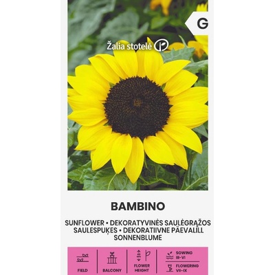 Seklos Декоративен слънчоглед Бамбино Helianthus annuus Bambino