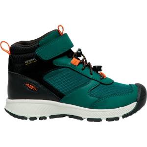 KEEN Детски туристически обувки Keen Kid's Skua Mid WP Walking boots - Ponderosa Pine / Gold Flame - размер 29 (EU) (702-3644-0314)