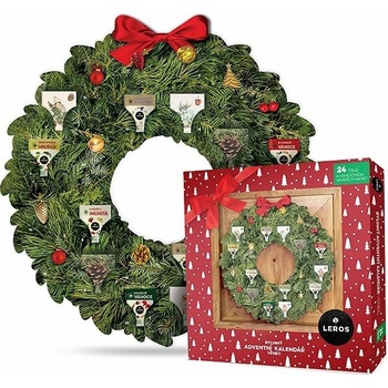 LEROS Bylinný adventní kalendář věnec 4
