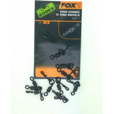 Fox Edges Kwik Change O Ring Swivels vel.7 – Zboží Mobilmania