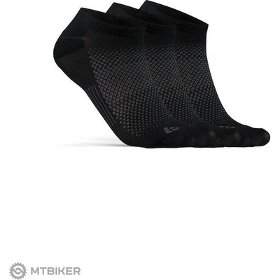 Craft CORE Dry Footies 3-Pack čierna