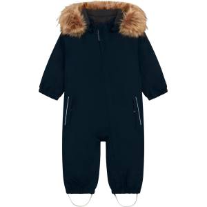 Color Kids Детска грейка Color Kids Baby's Coverall with Fake Fur Overall - Total Eclipse - размер 86 (EU) (702-6050-0513)
