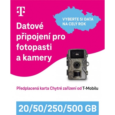 T-Mobile až 500 GB DATA NA ROK Twist SIM karta – Zboží Živě