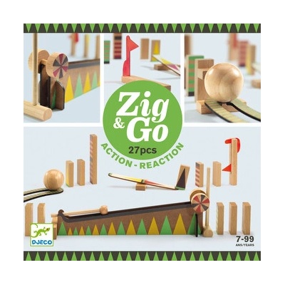 Djeco Kostky Zig & Go DJ05641 27 dílků