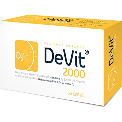 DeVit 2000 želatínové kapsulky 60 ks