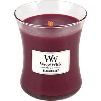 Image 1 of WoodWick Black Cherry ароматна свещ с дървен фитил 275 гр