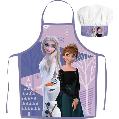 Javoli Dětská zástěra s kuchařskou čepicí Frozen