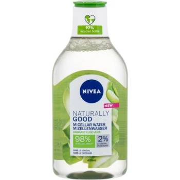 Nivea Naturally Good Organic Aloe Vera 400 ml Мицеларна вода Всички типове кожа за жени