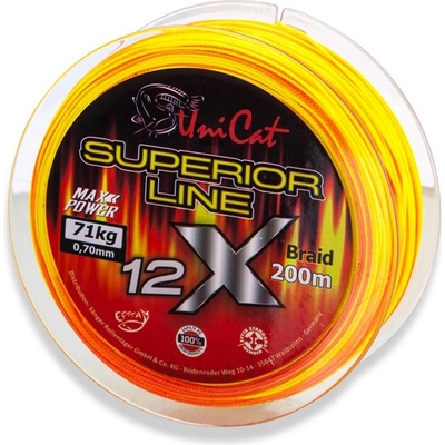 Uni Cat Šňůra 12 X Superior Line 200m 0,37mm 36kg
