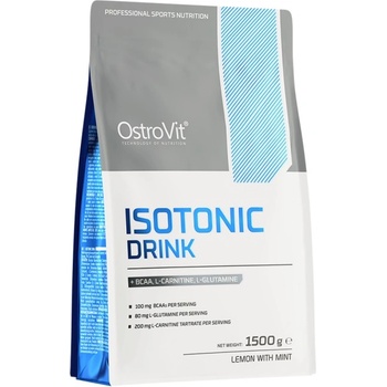 OstroVit Isotonic Powder + BCAA, L-Carnitine, L-Glutamine [1500 грама] Лимон и Мента