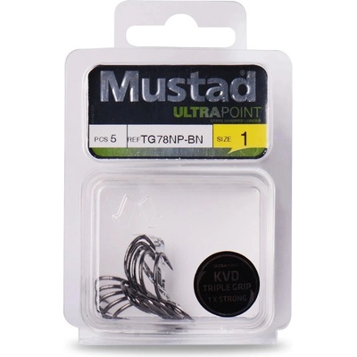Mustad trojháček Triple Grip vel.4 6 ks