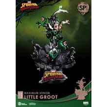 Beast Kingdom Toys Marvel Comics D-Stage PVC Diorama Maximum Venom Little Groot 16 cm