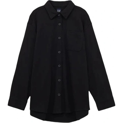 GAP dámska košeľa FLEECE čierna
