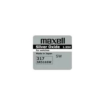 Image 1 of Maxell Бутонна батерия сребърна maxell sr516 sw /317/ 1.55v (ml-bs-sr516-sw)
