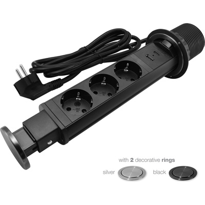 Commel 3 Plug + 2 USB (235-121)