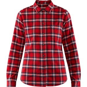 Fjällräven Дамска риза с копчета Fjällräven Women's Övik Flannel Shirt - Deep Red - размер XXS (133-0737-0211)