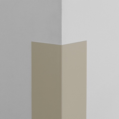 VMBal Plastová ochrana rohu LUX - BÍLÁ KÁVA - 65 x 65 mm x 1,5 m - samolepící