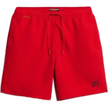 Superdry Бански гащета Superdry Essential 16´´ swimming shorts - Red (Rouge Red)