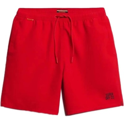 Superdry Бански гащета Superdry Essential 16´´ swimming shorts - Red (Rouge Red)